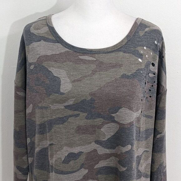 Harmony Balance Camo T-Shirt NWT Size Small Yoga Camo Top - Picture 3 of 7